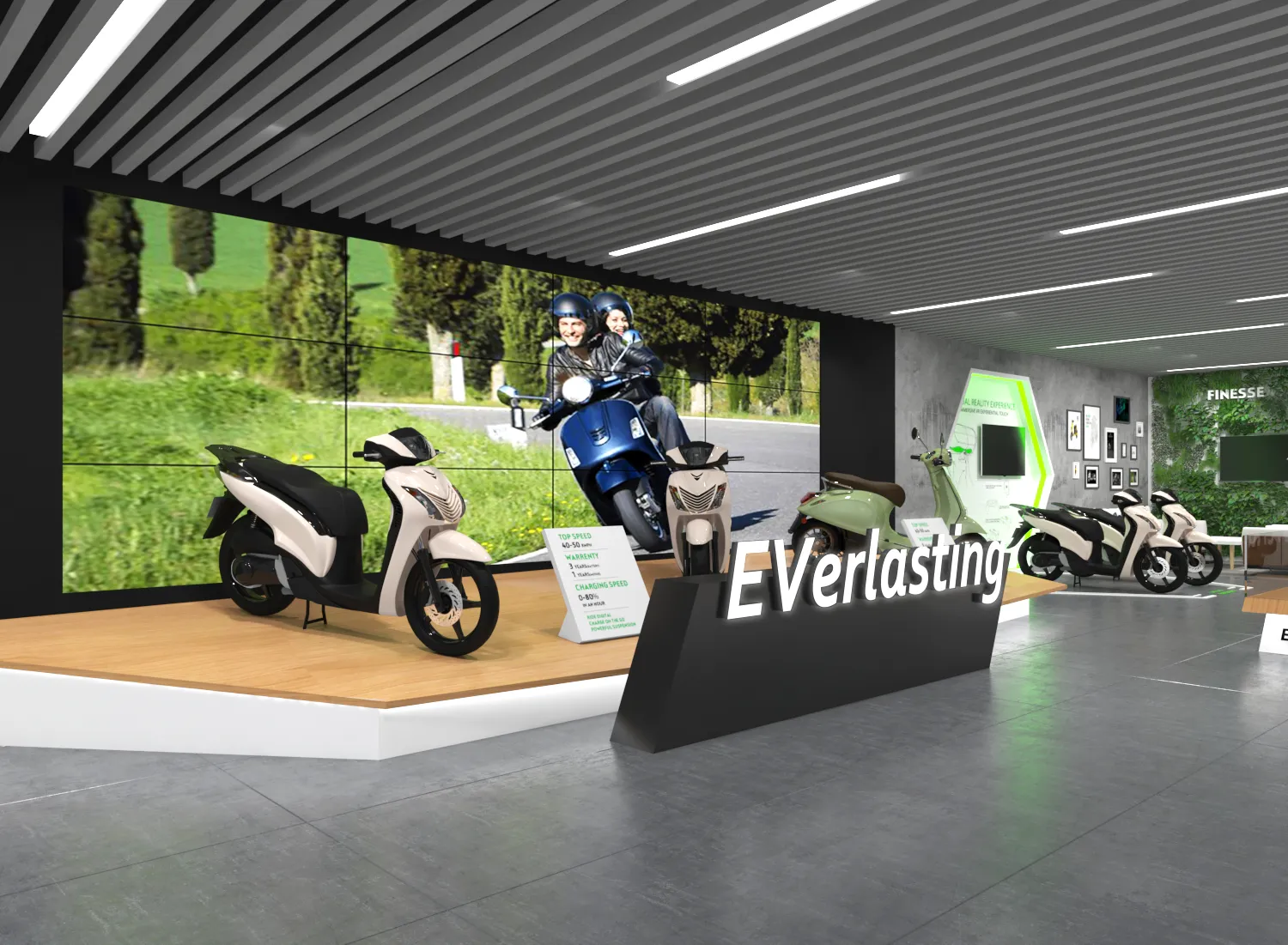 EV Showroom Interior Design