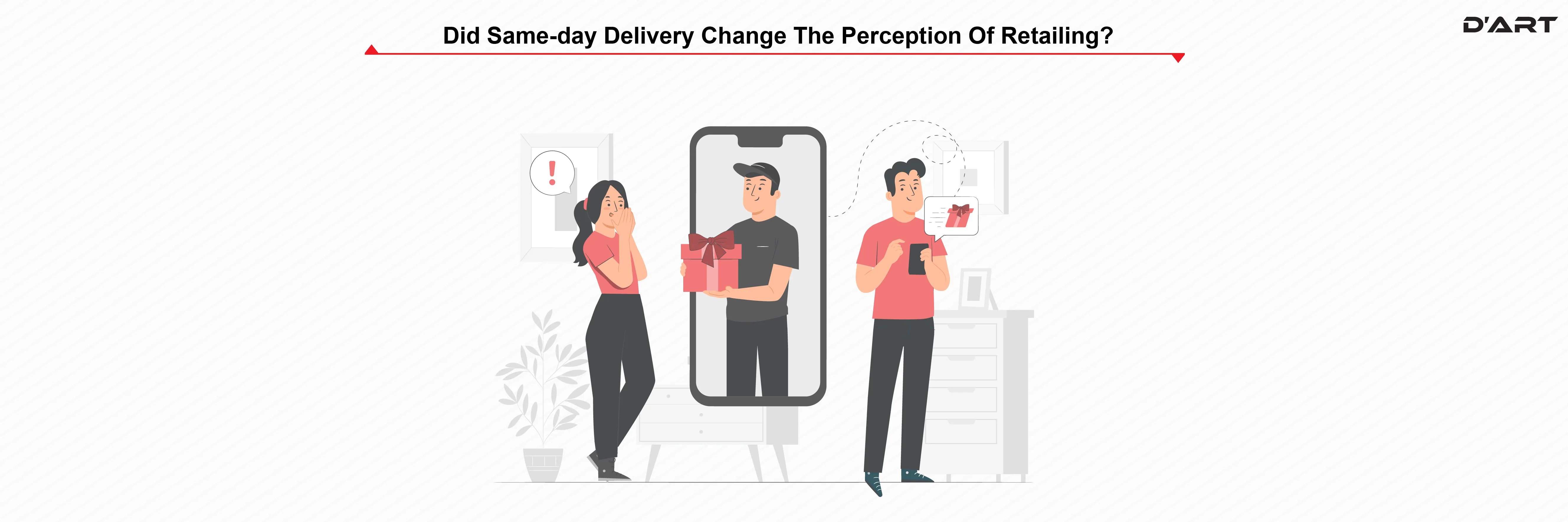 Did same day delivery change the perception of retailing
