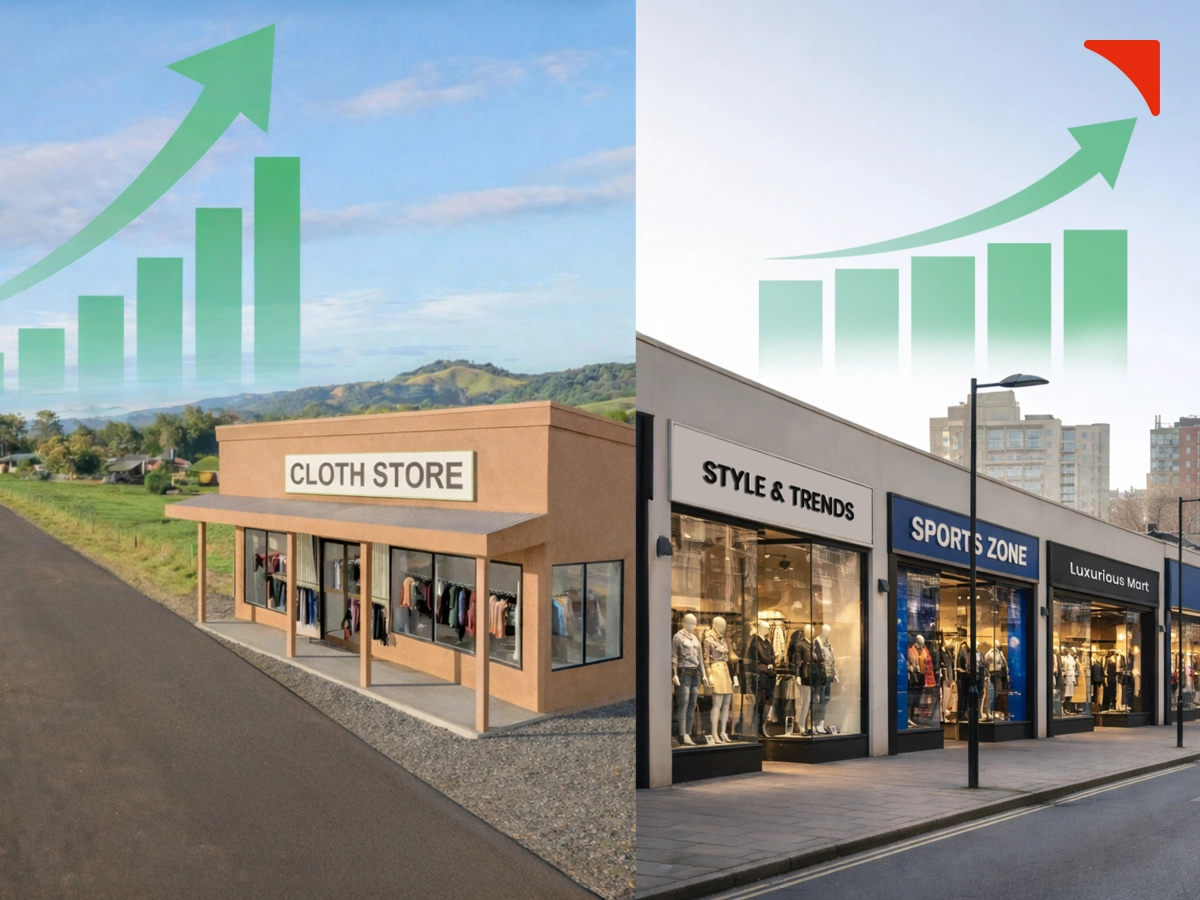 Location Planning in a Fragmented Urban Landscape