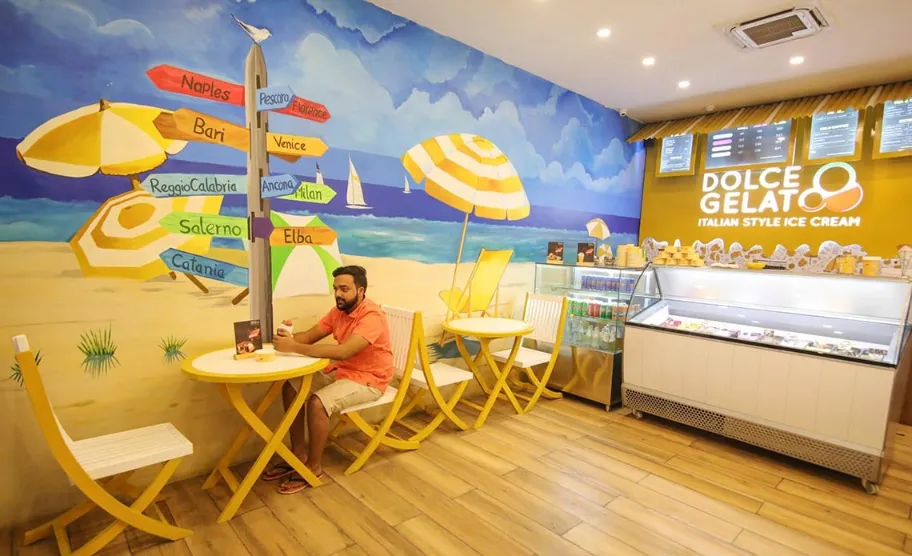 Ice Cream Parlour Interior Design